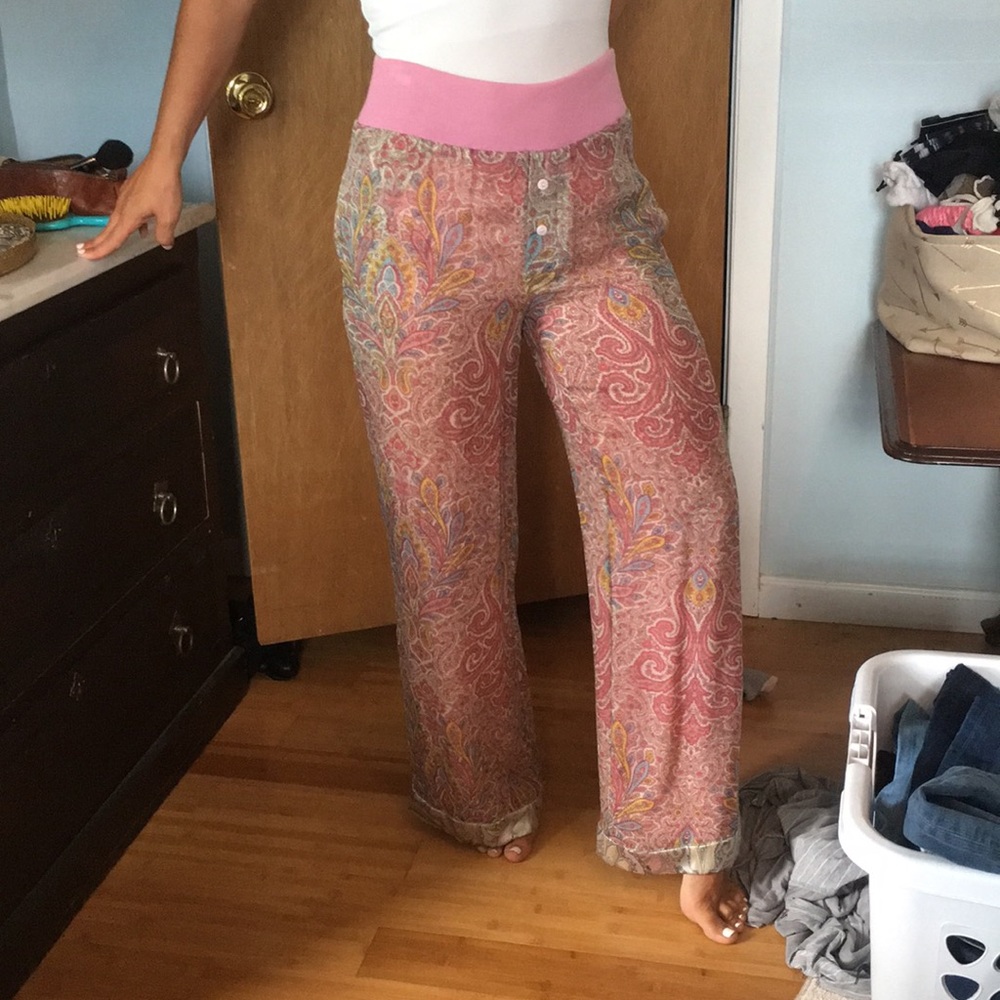 Like new silk lounge pants